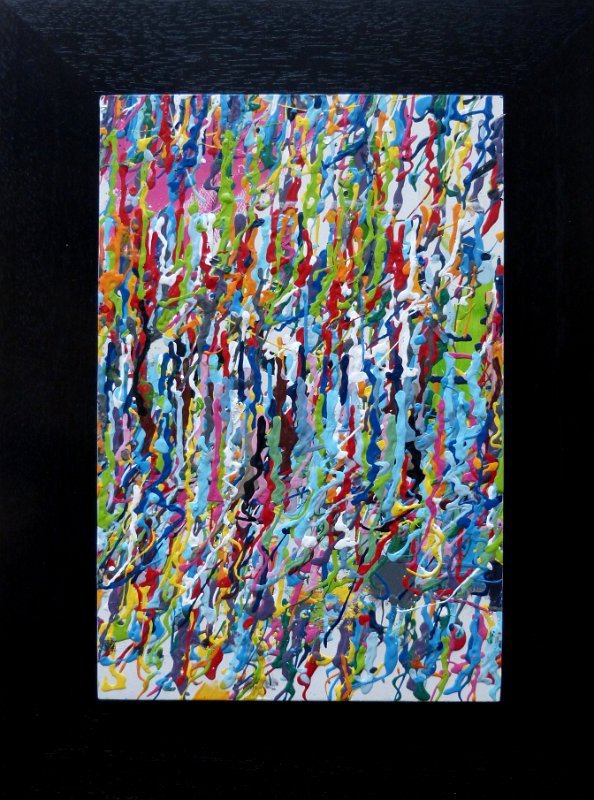 o. Titel 3  2013   Acryl-Lack auf Holz, SOLD 